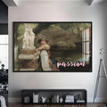 Passion Cam tablo – Siyah Çerçeveli Cam Tablo