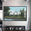 No WiFi Cam tablo – Siyah Çerçeveli Cam Tablo