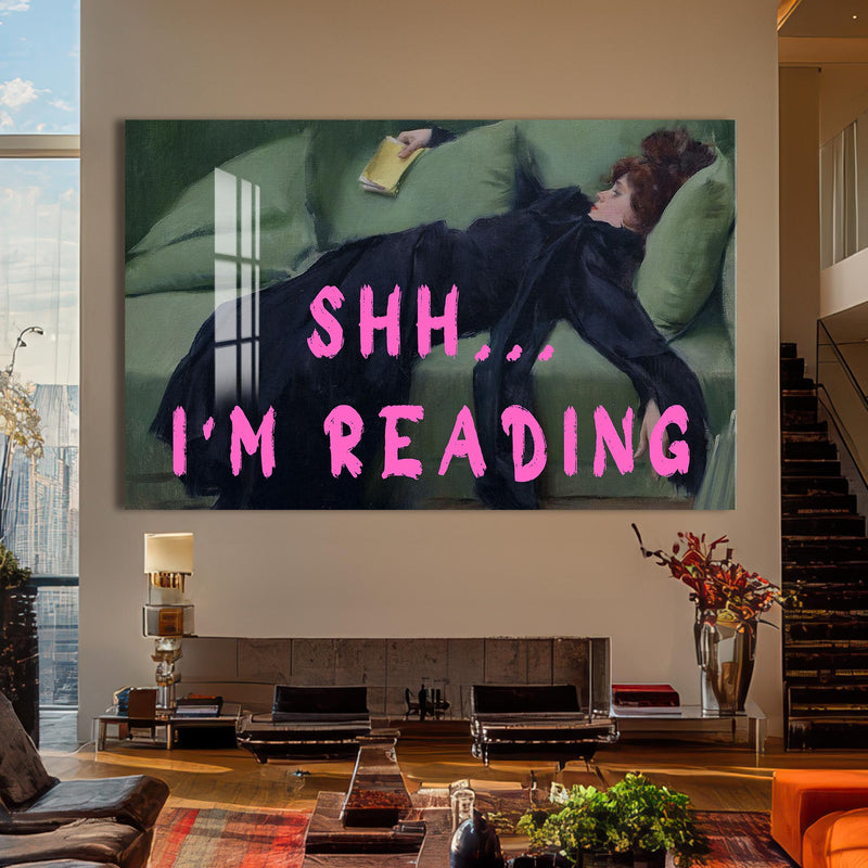 Shh… I’m Reading Cam tablo – Cam Tablo