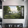 No WiFi Cam tablo – Siyah Çerçeveli Cam Tablo