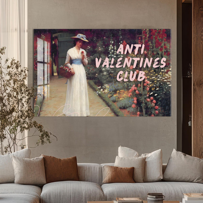 Anti Valentines Club Cam tablo – Cam Tablo