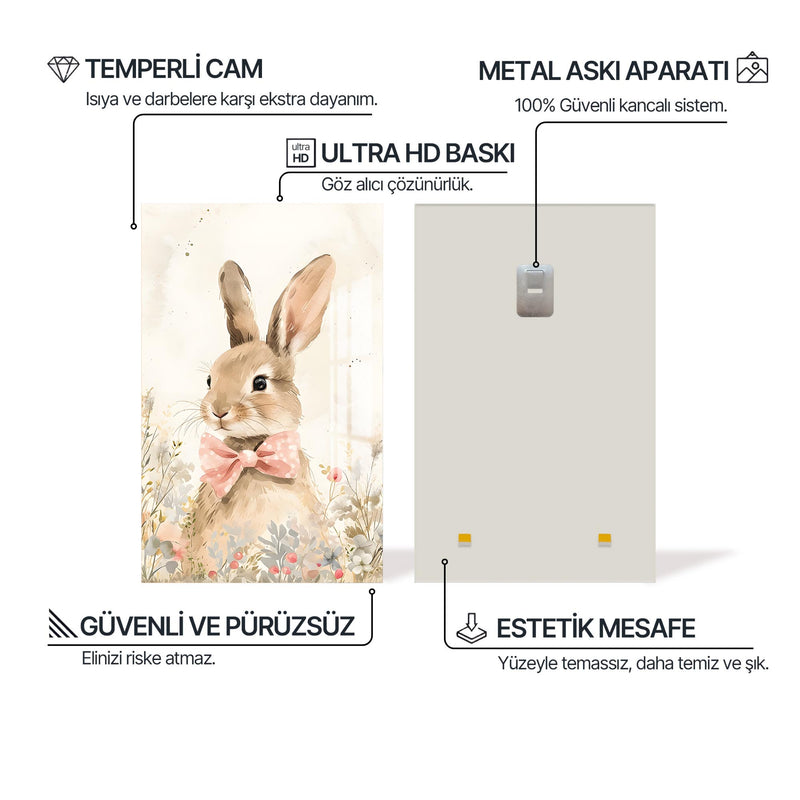 Blush Bunny Cam tablo – Cam Tablo