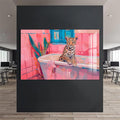 Pink Retreat Cam tablo – Cam Tablo