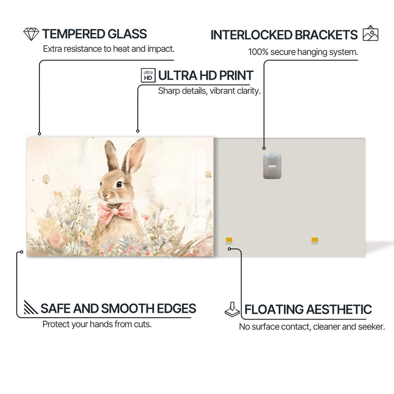 Blossom Bunny Cam tablo – Cam Tablo