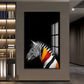 Üzgün Zebra Cam Tablo – Cam Tablo