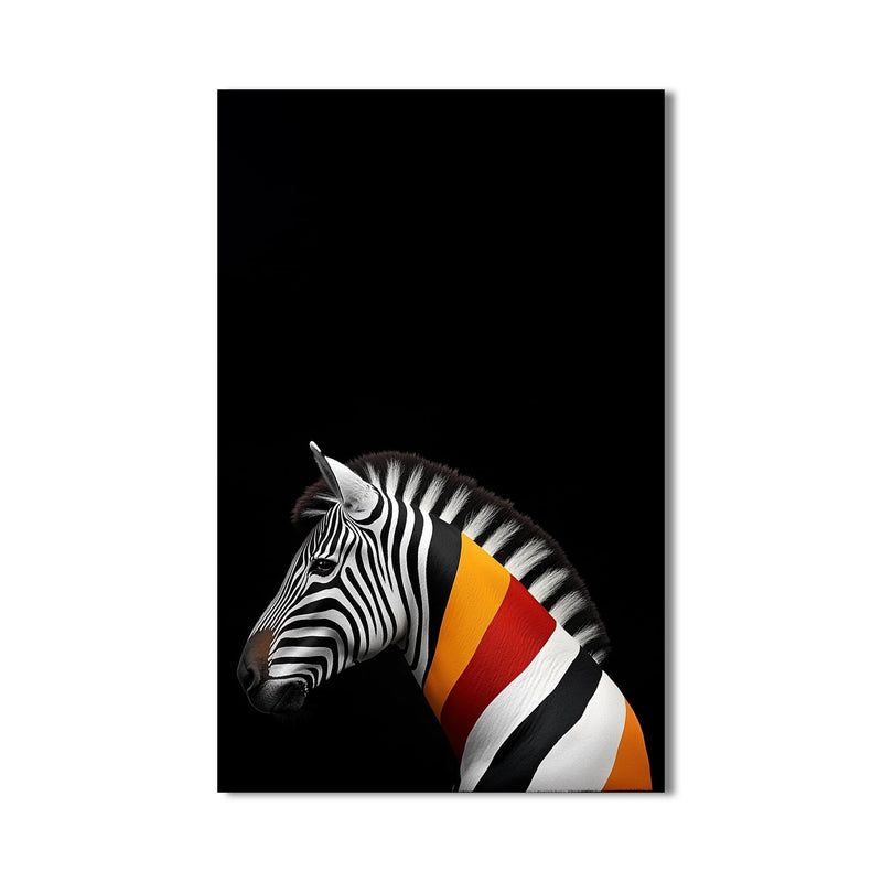 Üzgün Zebra Cam Tablo – Cam Tablo
