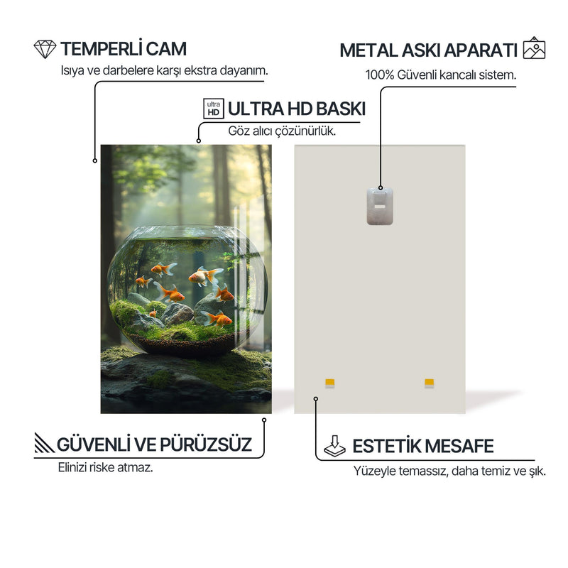 Ormanda Fanus Cam Tablo – Cam Tablo