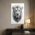 Aslan Portre  Cam Tablo – Cam Tablo