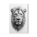 Aslan Portre  Cam Tablo – Cam Tablo