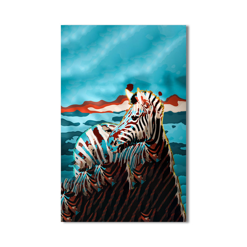 Sulu Boya Zebra Cam Tablo – Cam Tablo
