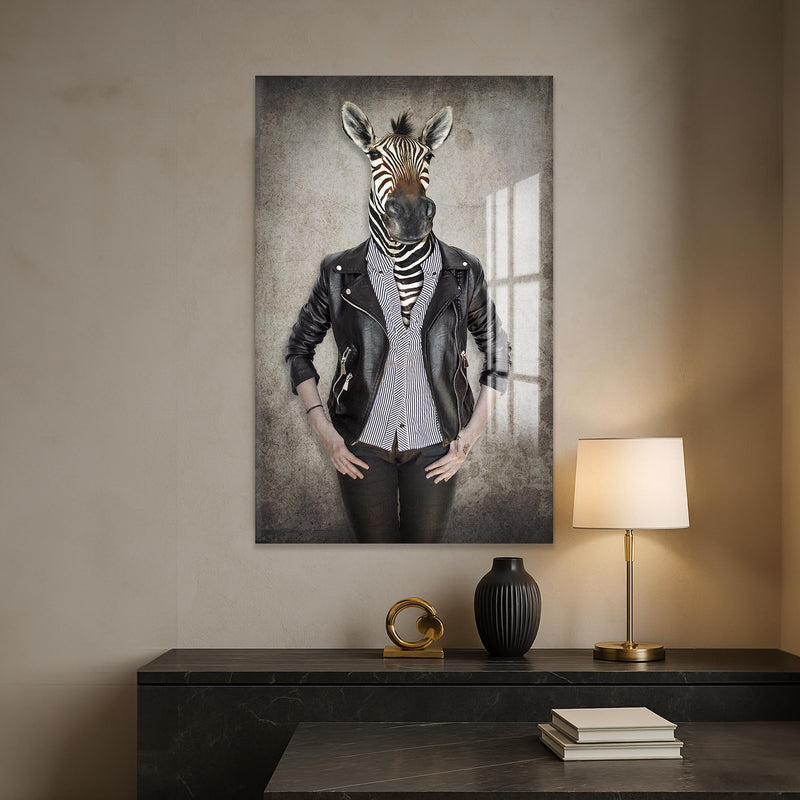 Zebra Kafa Cam Tablo – Cam Tablo
