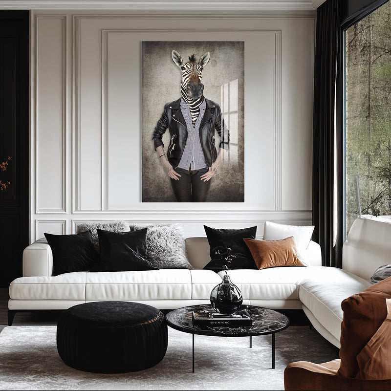 Zebra Kafa Cam Tablo – Cam Tablo