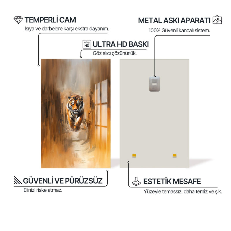 Asil Kaplan Cam Tablo – Cam Tablo