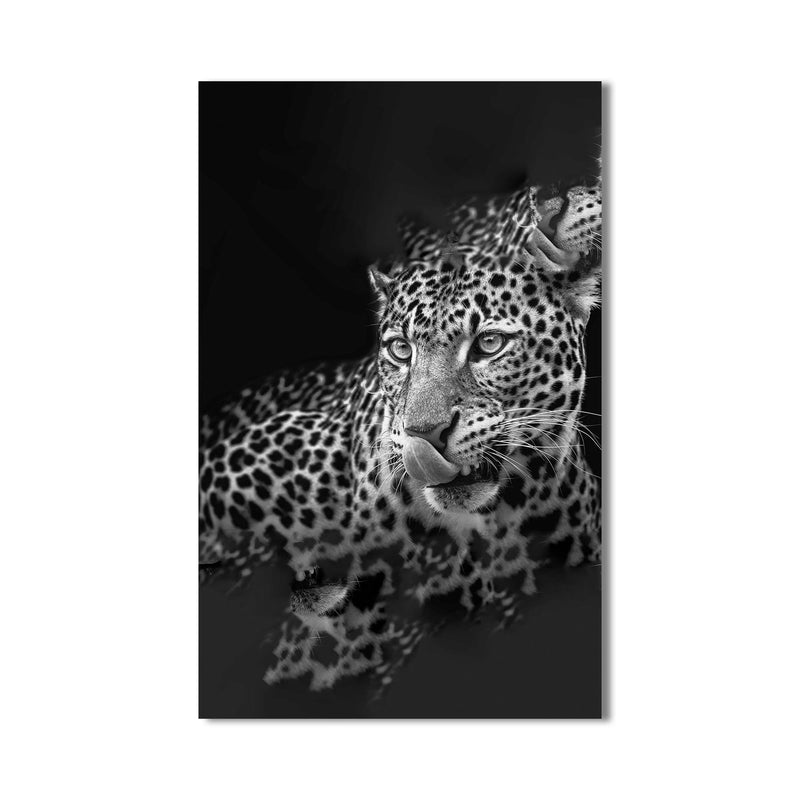 İştahlı Leopar Cam Tablo – Cam Tablo