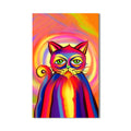 Uykulu Kedi Cam Tablo – Cam Tablo
