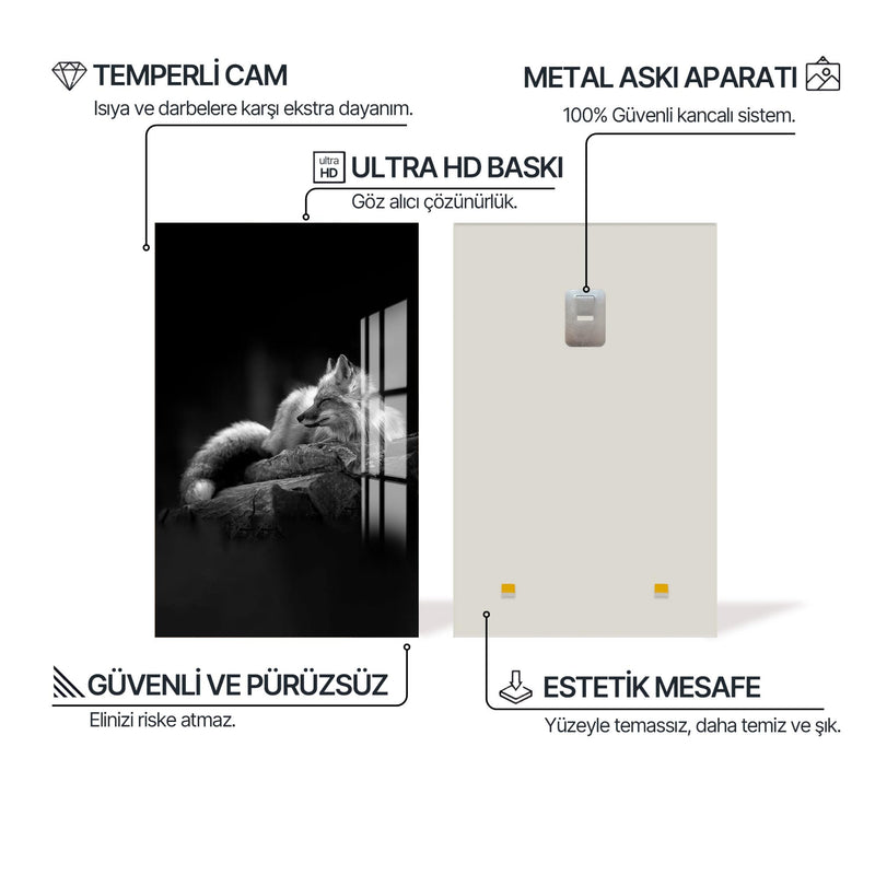 Kum Tilkisi Cam Tablo – Cam Tablo