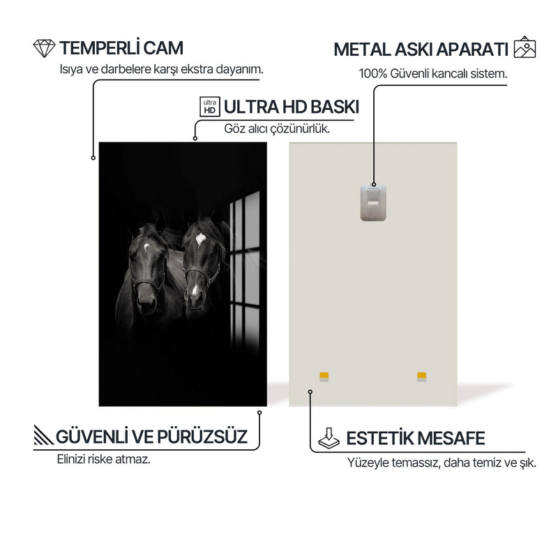 Marwari Atları Cam Tablo – Cam Tablo