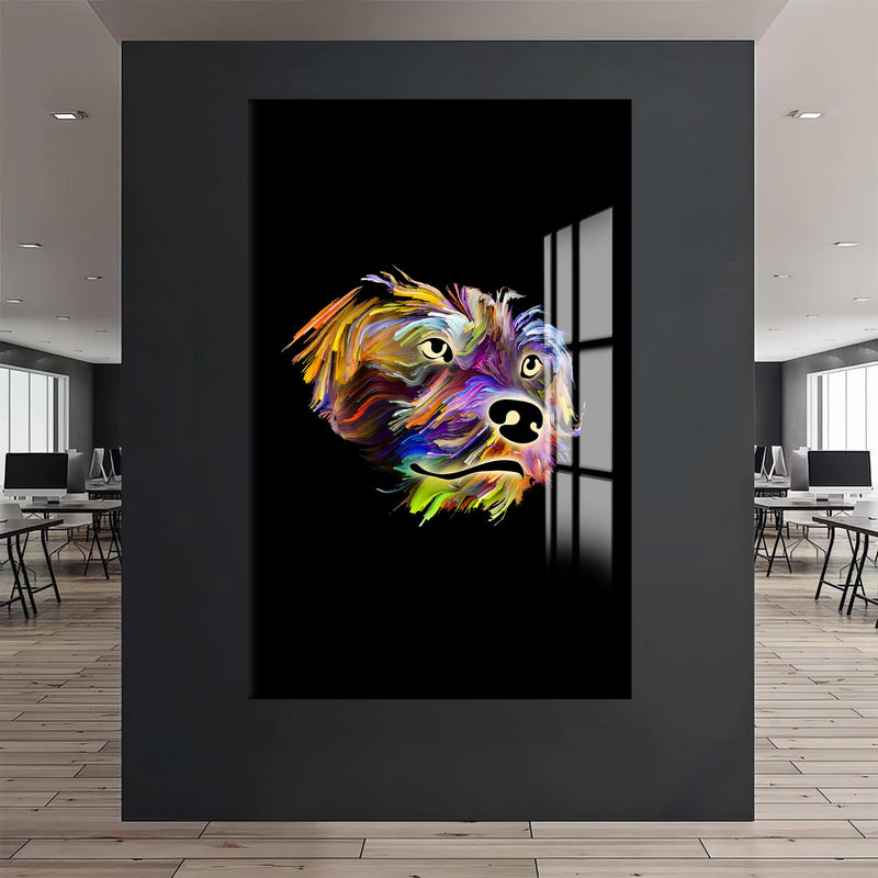 Rengarenk Terrier Cam Tablo – Cam Tablo
