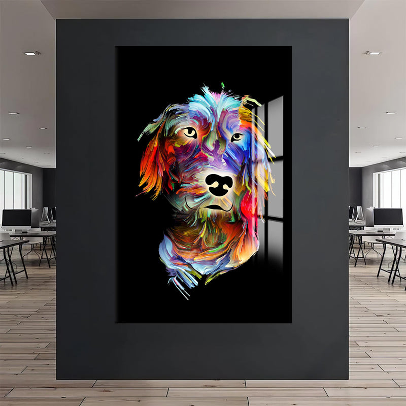 Rengarenk Retriever Cam Tablo – Cam Tablo