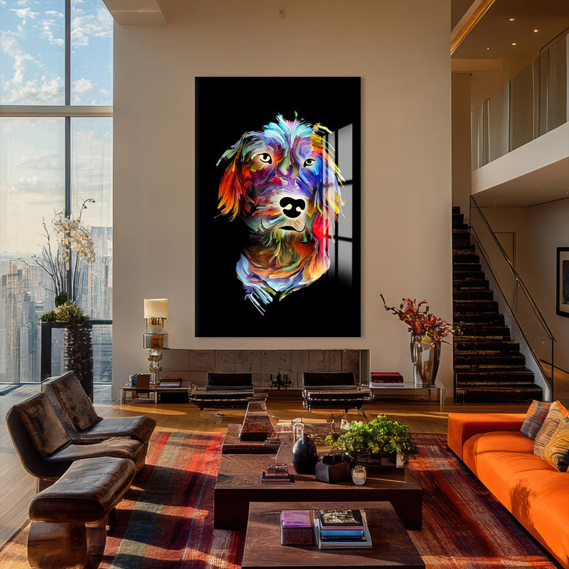 Rengarenk Retriever Cam Tablo – Cam Tablo