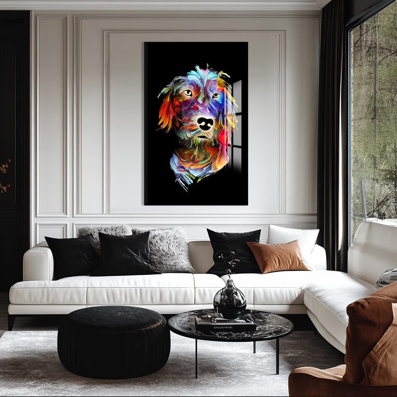 Rengarenk Retriever Cam Tablo – Cam Tablo