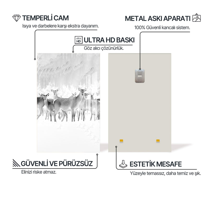 Karaca Sürüsü Cam Tablo – Cam Tablo