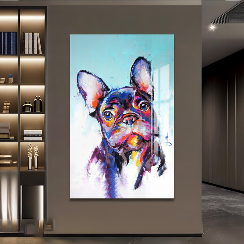 Fransız Buldog Cam Tablo – Cam Tablo