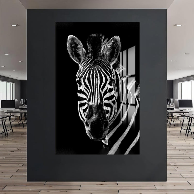 Dağ Zebrası Cam Tablo – Cam Tablo