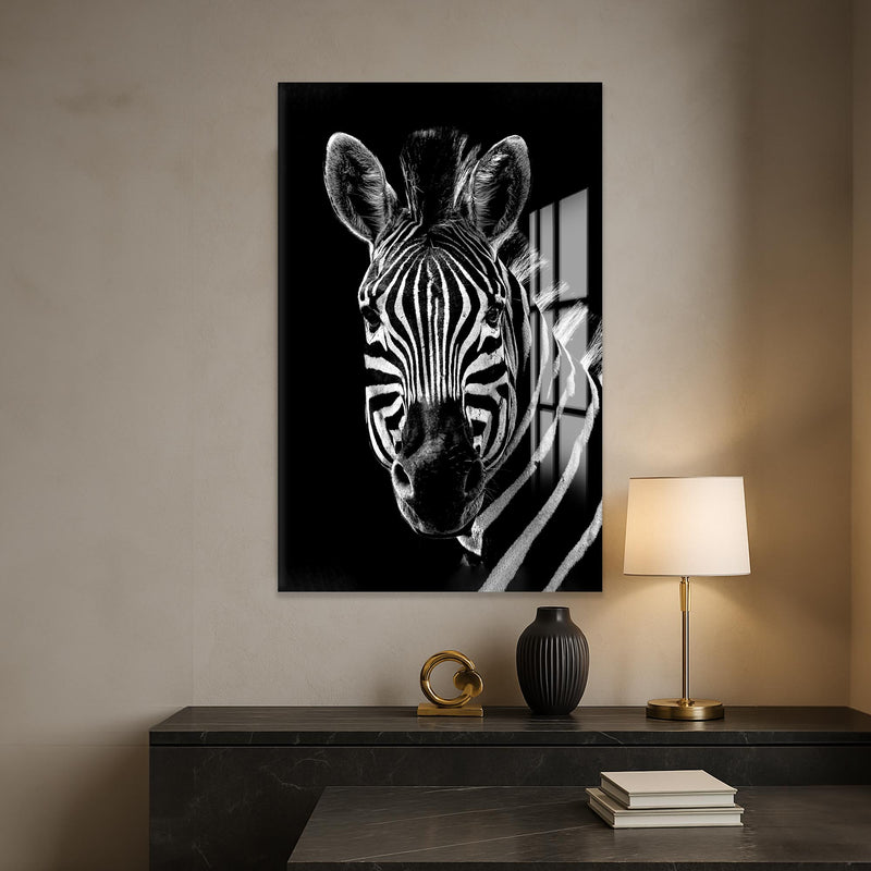 Dağ Zebrası Cam Tablo – Cam Tablo