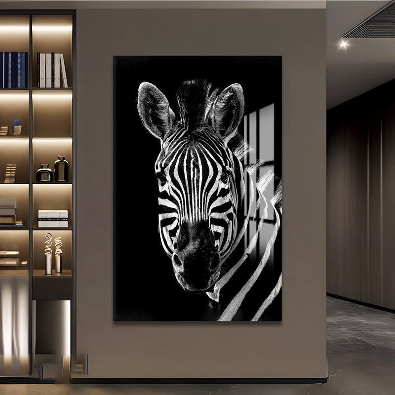Dağ Zebrası Cam Tablo – Cam Tablo