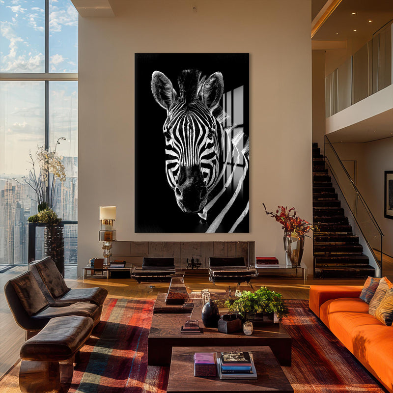 Dağ Zebrası Cam Tablo – Cam Tablo
