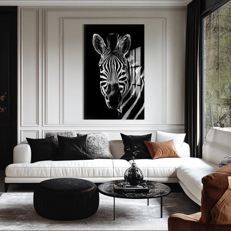 Dağ Zebrası Cam Tablo – Cam Tablo