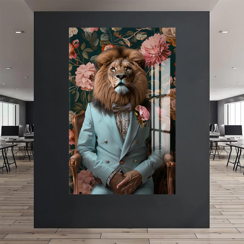 Manken Aslan Cam Tablo – Cam Tablo