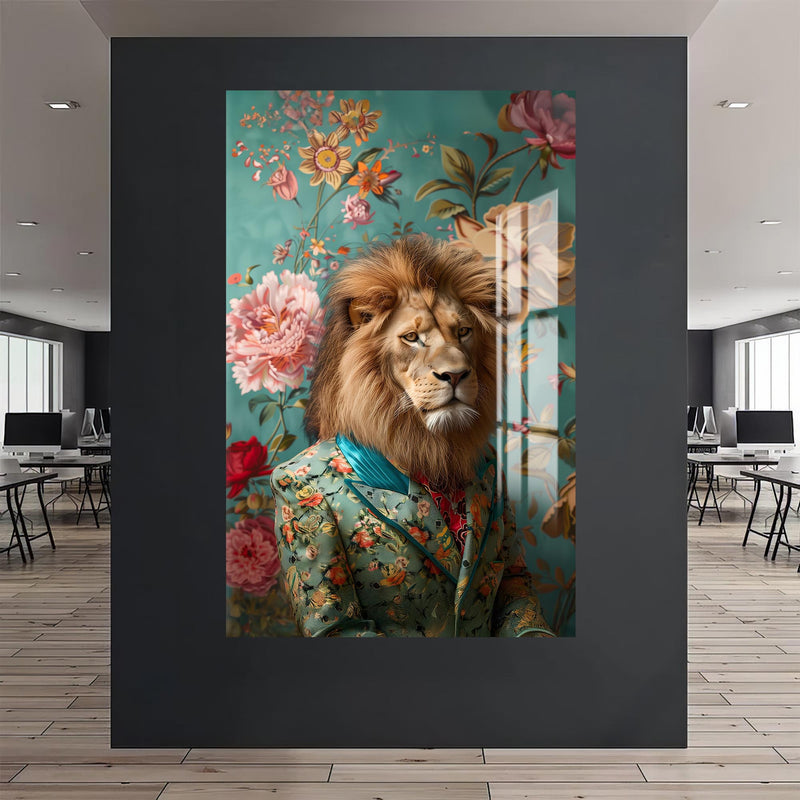Zevkli Aslan Cam Tablo – Cam Tablo