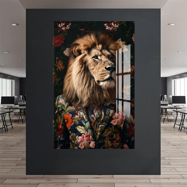 Tasarımcı Aslan Cam Tablo