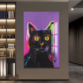 Kara Kedi Cam Tablo – Cam Tablo