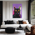 Kara Kedi Cam Tablo – Cam Tablo