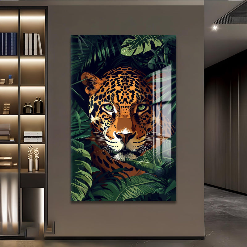Vahşi Jaguar Cam Tablo – Cam Tablo