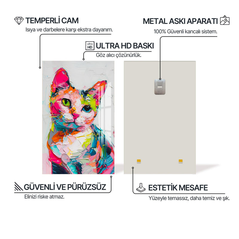 Van Kedisi Cam Tablo – Cam Tablo