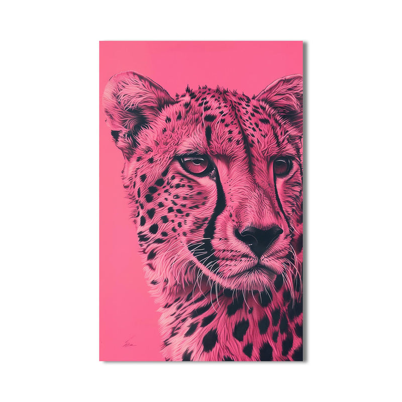 Pembe Çita Cam Tablo – Cam Tablo