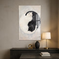 Yin Yang Kedi Cam Tablo – Cam Tablo