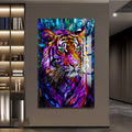 Rengarenk Aslan Cam Tablo – Cam Tablo