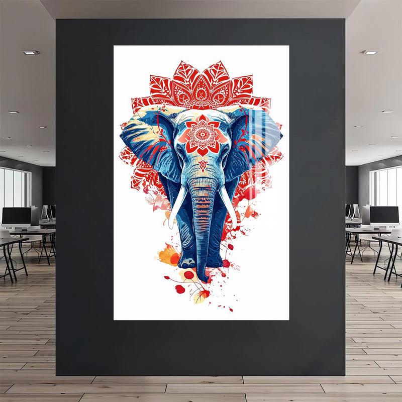 Mandala Fil Cam Tablo – Cam Tablo