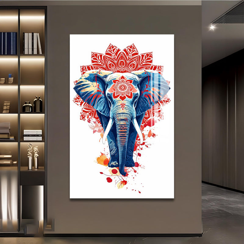 Mandala Fil Cam Tablo – Cam Tablo