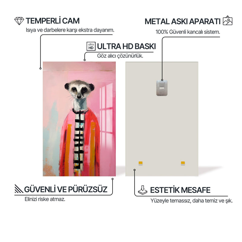 Düşünceli Mirket Cam Tablo – Cam Tablo