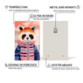 Montlu Kızıl Panda Cam Tablo – Cam Tablo