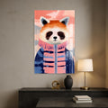 Montlu Kızıl Panda Cam Tablo – Cam Tablo