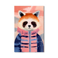 Montlu Kızıl Panda Cam Tablo – Cam Tablo