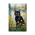 Gölde Kara Kedi Cam Tablo – Cam Tablo