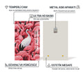 Flamingolar Arasında Cam Tablo – Cam Tablo